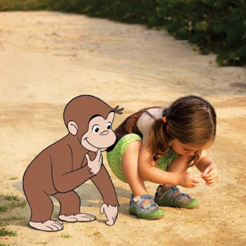 Curious George with Child